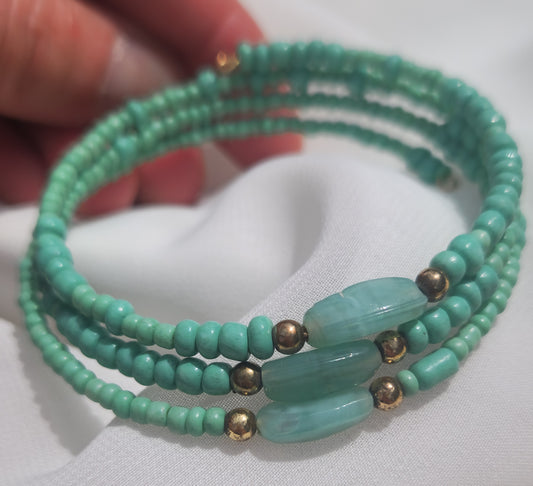 Jade Spiralarmband